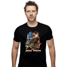 Load image into Gallery viewer, Shirts Fitted Shirts, Mens / Small / Black Jedi Path
