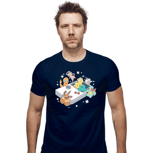 Shirts Fitted Shirts, Mens / Small / Navy Pokeboy