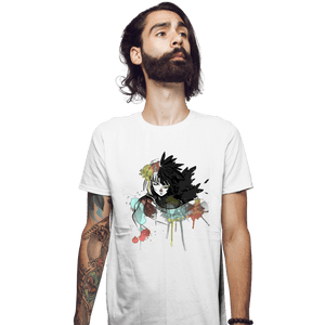 Secret_Shirts Fitted Shirts, Mens / Small / White Howl Watercolors