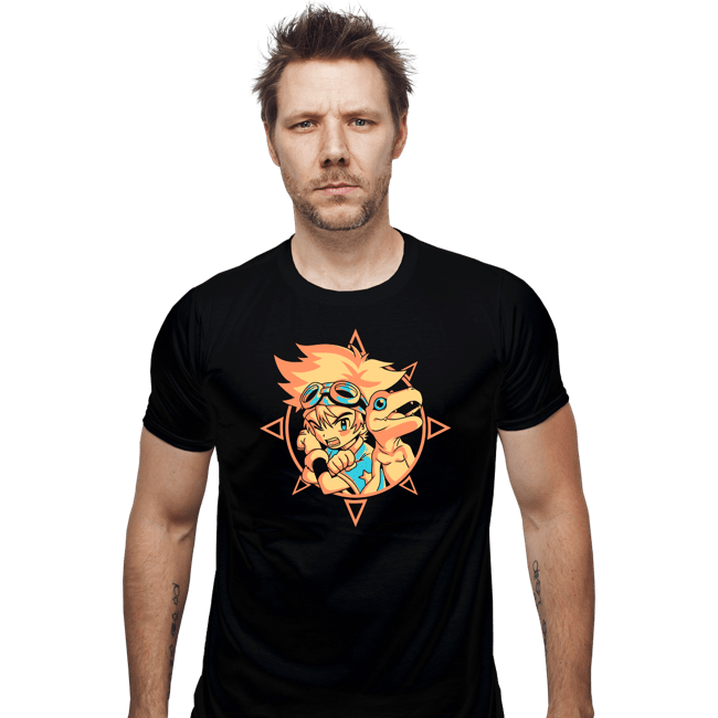 Daily_Deal_Shirts Fitted Shirts, Mens / Small / Black Digi Courage