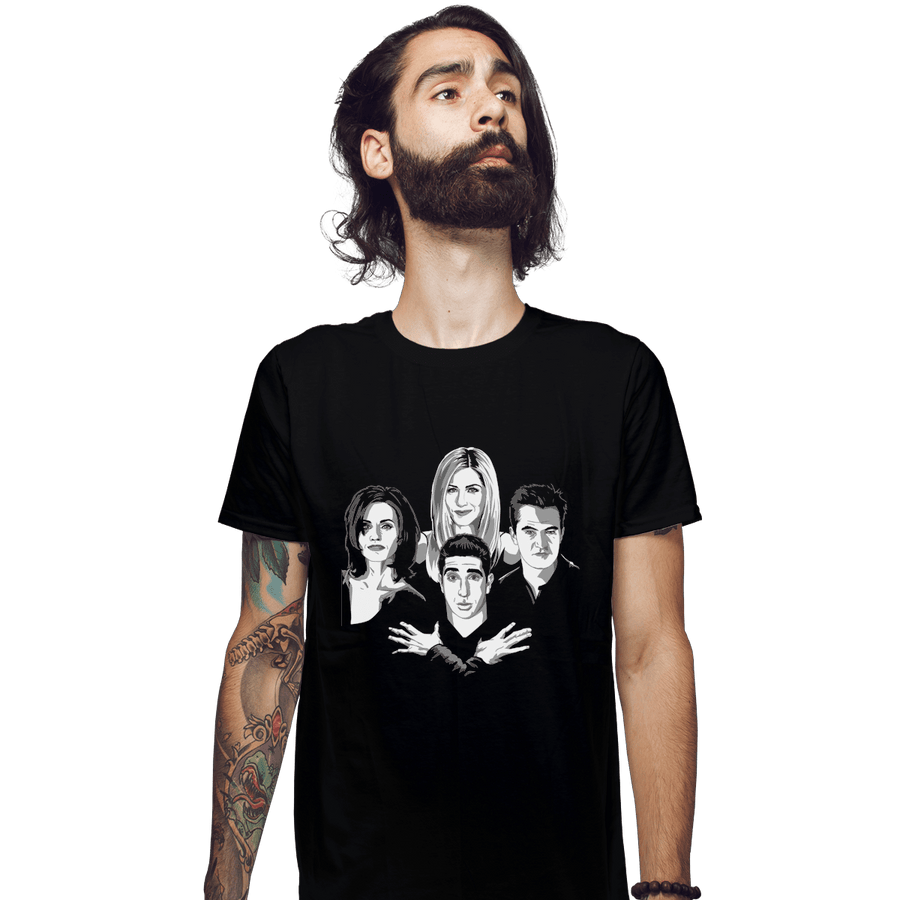 Shirts Fitted Shirts, Mens / Small / Black Friends Rhapsody