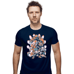 Secret_Shirts Fitted Shirts, Mens / Small / Navy Battle Of Destiny