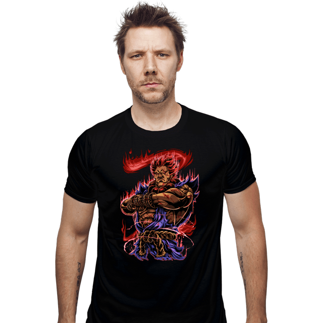 Secret_Shirts Fitted Shirts, Mens / Small / Black Akuma Fighter