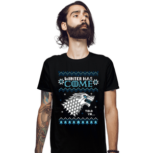 Secret_Shirts Fitted Shirts, Mens / Small / Black Ugly Winter