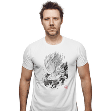 Load image into Gallery viewer, Shirts Fitted Shirts, Mens / Small / White The Prince Of Saiyans
