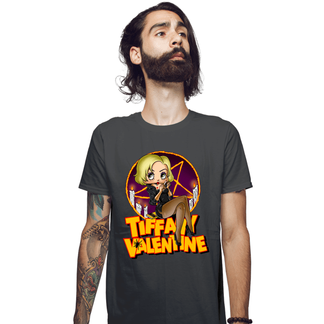 Shirts Fitted Shirts, Mens / Small / Charcoal Tiffany Valentine