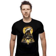 Load image into Gallery viewer, Shirts Fitted Shirts, Mens / Small / Black House Of Hufflepuff

