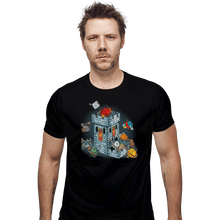 Load image into Gallery viewer, Shirts Fitted Shirts, Mens / Small / Black Dice Tower
