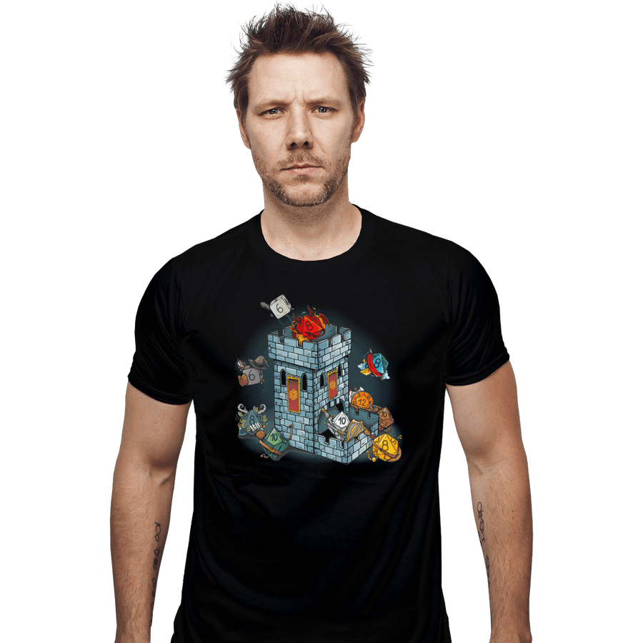 Shirts Fitted Shirts, Mens / Small / Black Dice Tower
