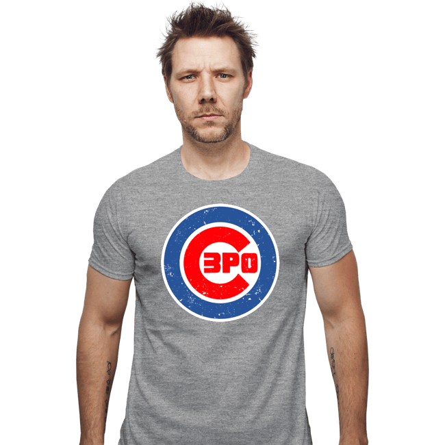 Daily_Deal_Shirts Fitted Shirts, Mens / Small / Sports Grey Major League Droid