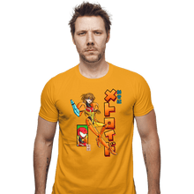 Load image into Gallery viewer, Daily_Deal_Shirts Fitted Shirts, Mens / Small / Daisy Neon Genesis Metroid
