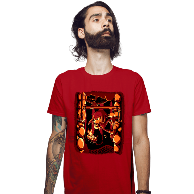 Daily_Deal_Shirts Fitted Shirts, Mens / Small / Red Reach The Palace