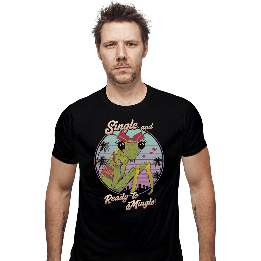 Shirts Fitted Shirts, Mens / Small / Black Single Mantis