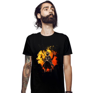 Shirts Fitted Shirts, Mens / Small / Black Soul Of The Golden Hunter