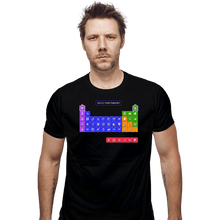 Load image into Gallery viewer, Secret_Shirts Fitted Shirts, Mens / Small / Black Periodic Table of Power-ups
