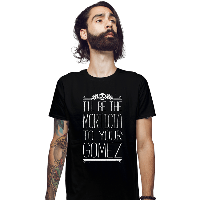 Shirts Fitted Shirts, Mens / Small / Black I'll Be your Morticia