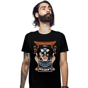 Daily_Deal_Shirts Fitted Shirts, Mens / Small / Black Immortal Samurai