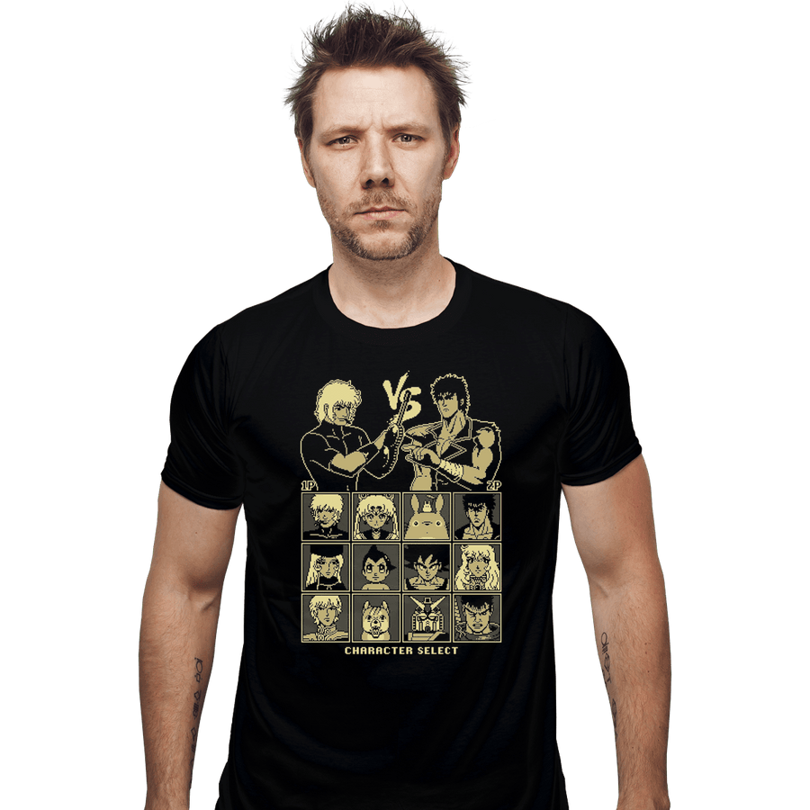 Shirts Fitted Shirts, Mens / Small / Black Old School Anime