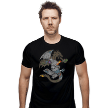 Load image into Gallery viewer, Shirts Fitted Shirts, Mens / Small / Black Dungeons In Dragons
