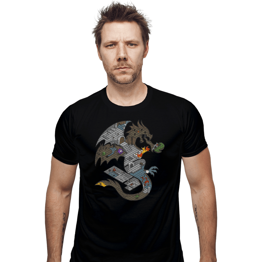 Shirts Fitted Shirts, Mens / Small / Black Dungeons In Dragons