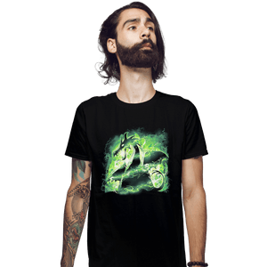 Secret_Shirts Fitted Shirts, Mens / Small / Black Power Dragon