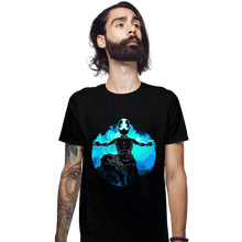 Load image into Gallery viewer, Daily_Deal_Shirts Fitted Shirts, Mens / Small / Black Air Bender Orb
