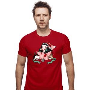 Secret_Shirts Fitted Shirts, Mens / Small / Red Christmas Of Demons