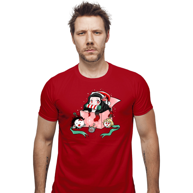 Secret_Shirts Fitted Shirts, Mens / Small / Red Christmas Of Demons