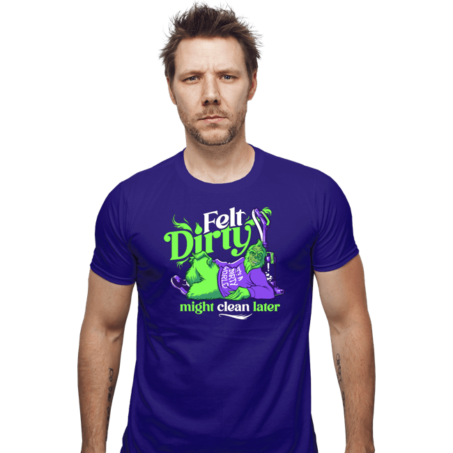 Daily_Deal_Shirts Fitted Shirts, Mens / Small / Violet Might Clean Later