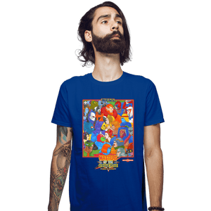 Shirts Fitted Shirts, Mens / Small / Royal Blue MOTU Arcade