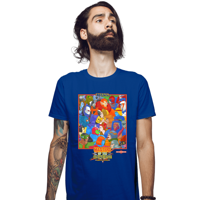 Shirts Fitted Shirts, Mens / Small / Royal Blue MOTU Arcade