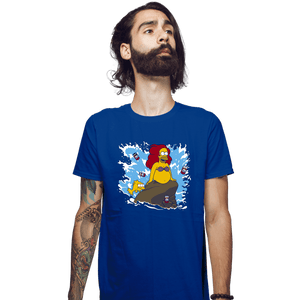 Shirts Fitted Shirts, Mens / Small / Royal Blue The Little Beerman