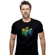 Load image into Gallery viewer, Secret_Shirts Fitted Shirts, Mens / Small / Black N64 Splashes
