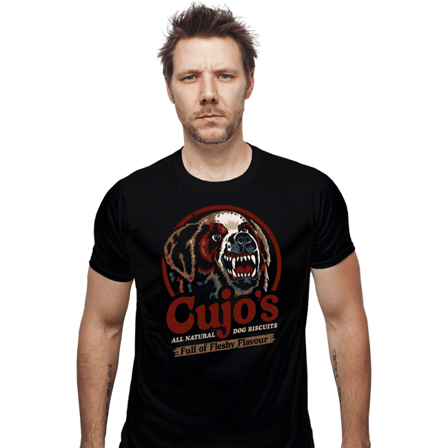Daily_Deal_Shirts Fitted Shirts, Mens / Small / Black Cujo's Dog Food