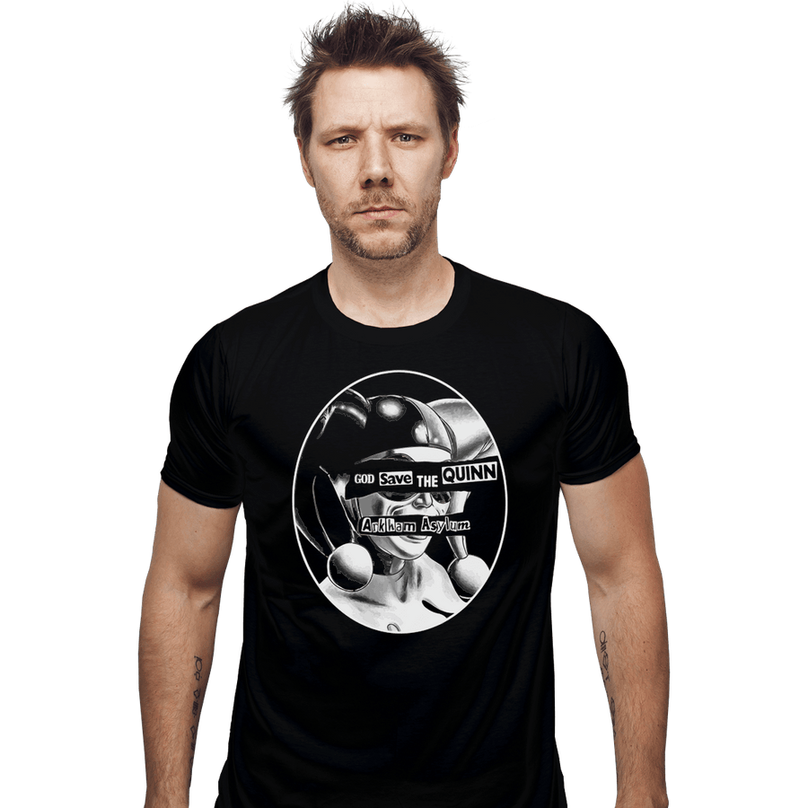 Shirts Fitted Shirts, Mens / Small / Black Ddjvigo's God Save the Quinn
