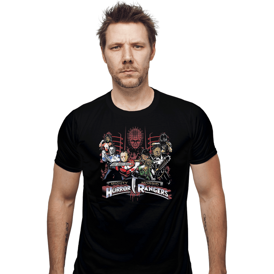Shirts Fitted Shirts, Mens / Small / Black Mighty Morbid Horror Rangers