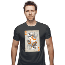 Load image into Gallery viewer, Shirts Fitted Shirts, Mens / Small / Charcoal Rebel Poker
