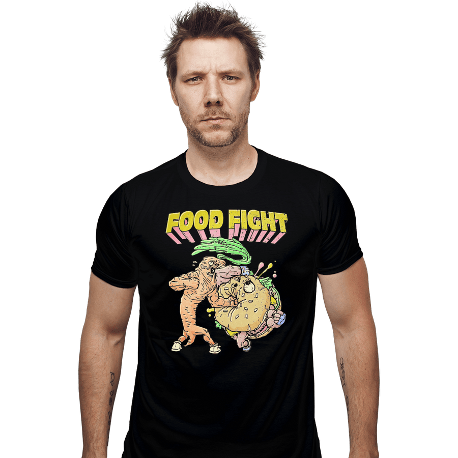Shirts Fitted Shirts, Mens / Small / Black Food Fight