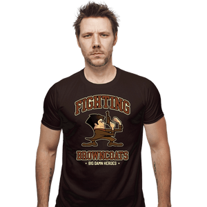 Daily_Deal_Shirts Fitted Shirts, Mens / Small / Dark Chocolate Fighting Browncoats