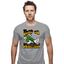 Load image into Gallery viewer, Daily_Deal_Shirts Fitted Shirts, Mens / Small / Sports Grey Keep On Morphin&#39;
