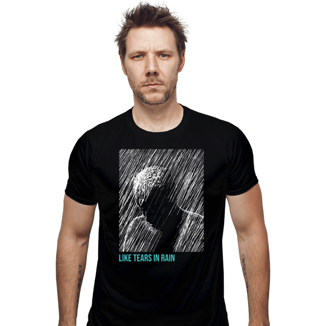 Daily_Deal_Shirts Fitted Shirts, Mens / Small / Black Like Tears In Rain