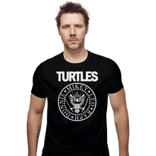 Load image into Gallery viewer, Shirts Fitted Shirts, Mens / Small / Black Turtles

