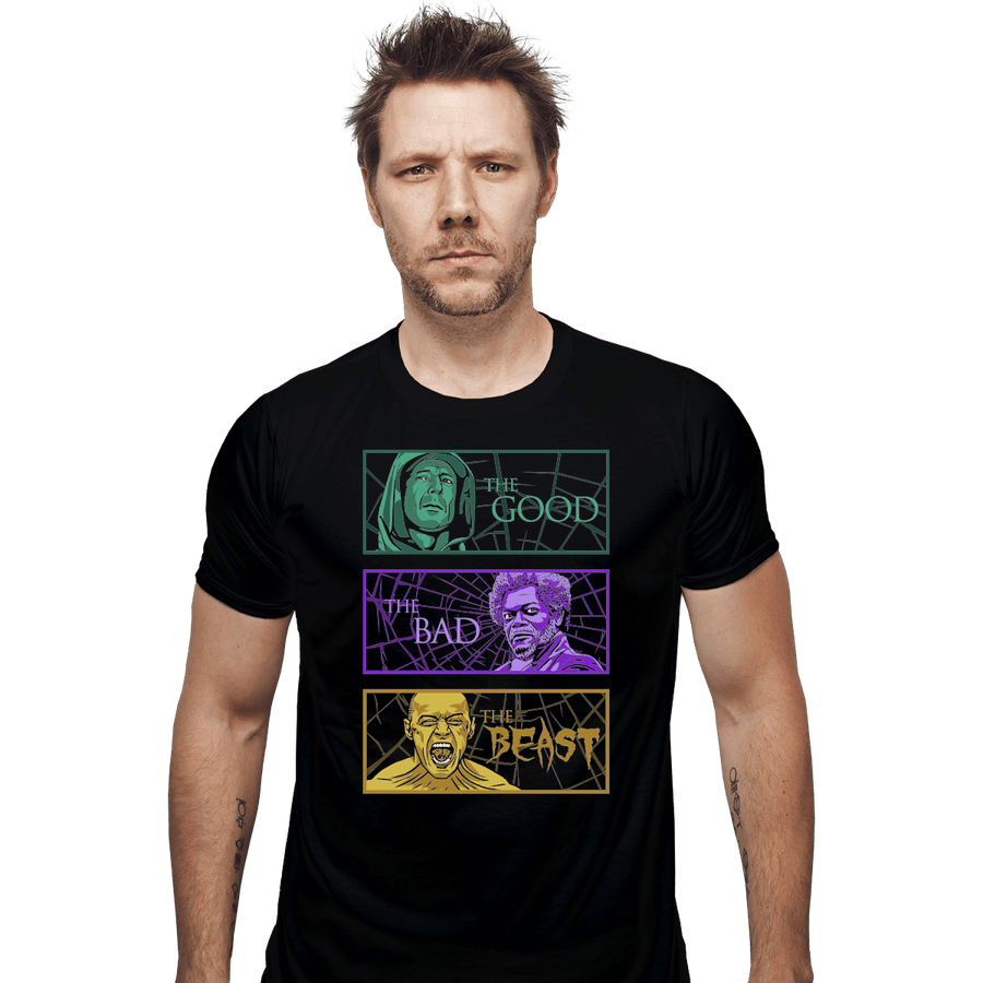 Shirts Fitted Shirts, Mens / Small / Black The Good, The Bad, And The Beast