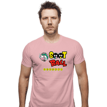 Load image into Gallery viewer, Shirts Fitted Shirts, Mens / Small / Pink Ghibli Ball Z
