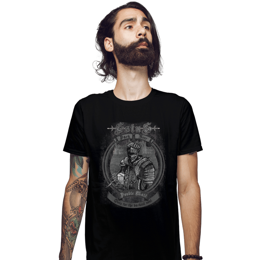 Shirts Fitted Shirts, Mens / Small / Black ESTUS - Dark Beer
