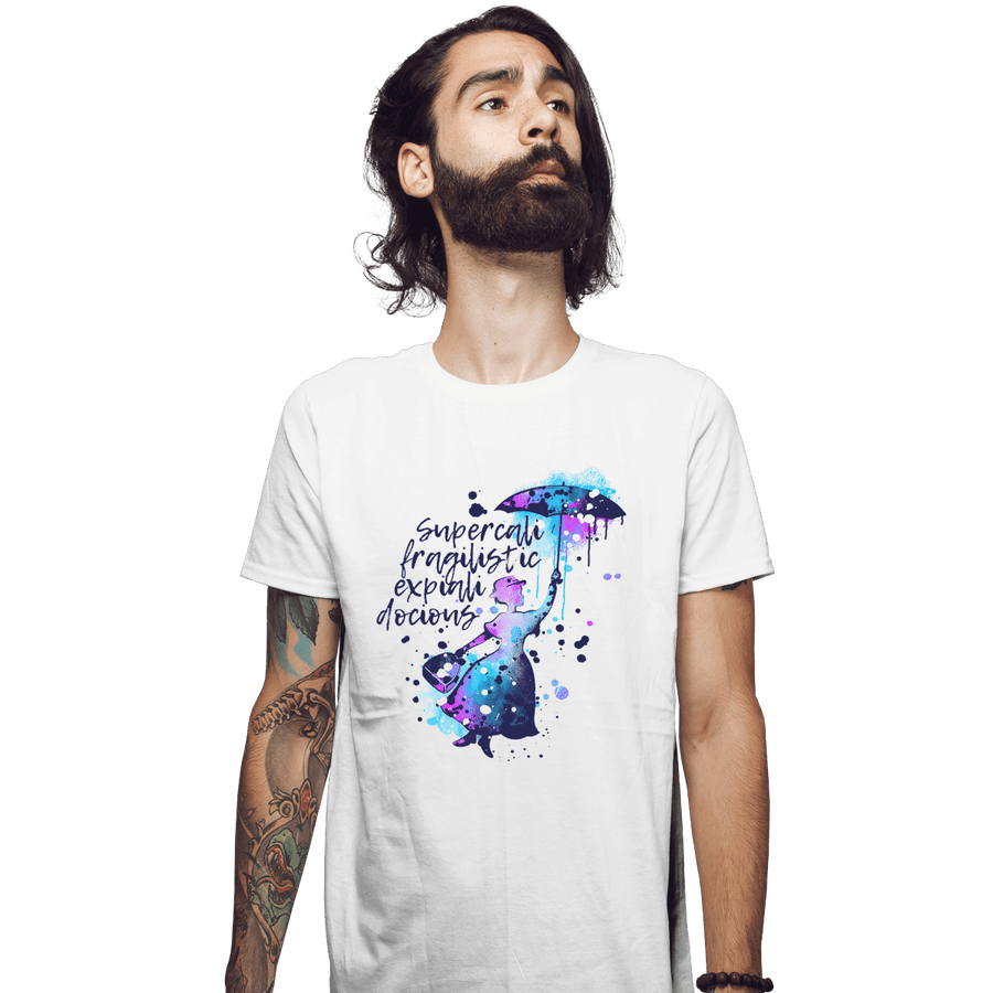 Shirts Fitted Shirts, Mens / Small / White Mary Watercolor