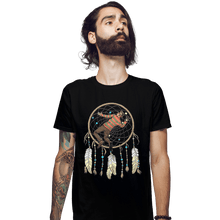 Load image into Gallery viewer, Shirts Fitted Shirts, Mens / Small / Black Dreamcatcher
