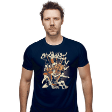 Load image into Gallery viewer, Shirts Fitted Shirts, Mens / Small / Navy Haikyu Jam
