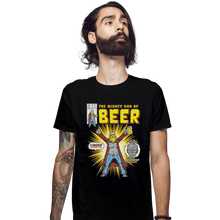 Load image into Gallery viewer, Shirts Fitted Shirts, Mens / Small / Black God Of Beer
