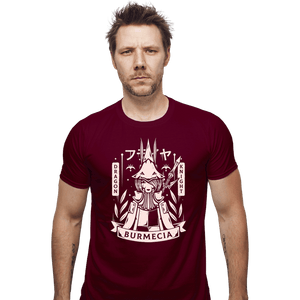 Secret_Shirts Fitted Shirts, Mens / Small / Maroon Freya Dragon Knight